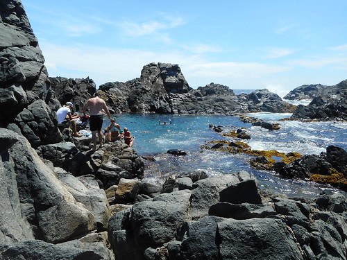 Natural Pool in Arikok National Park, Aruba. You enjoy a horse back trip to a natural pool in Arikok Nationa Park or just walk throughout the area and see examples of the history Aruba has to offer.